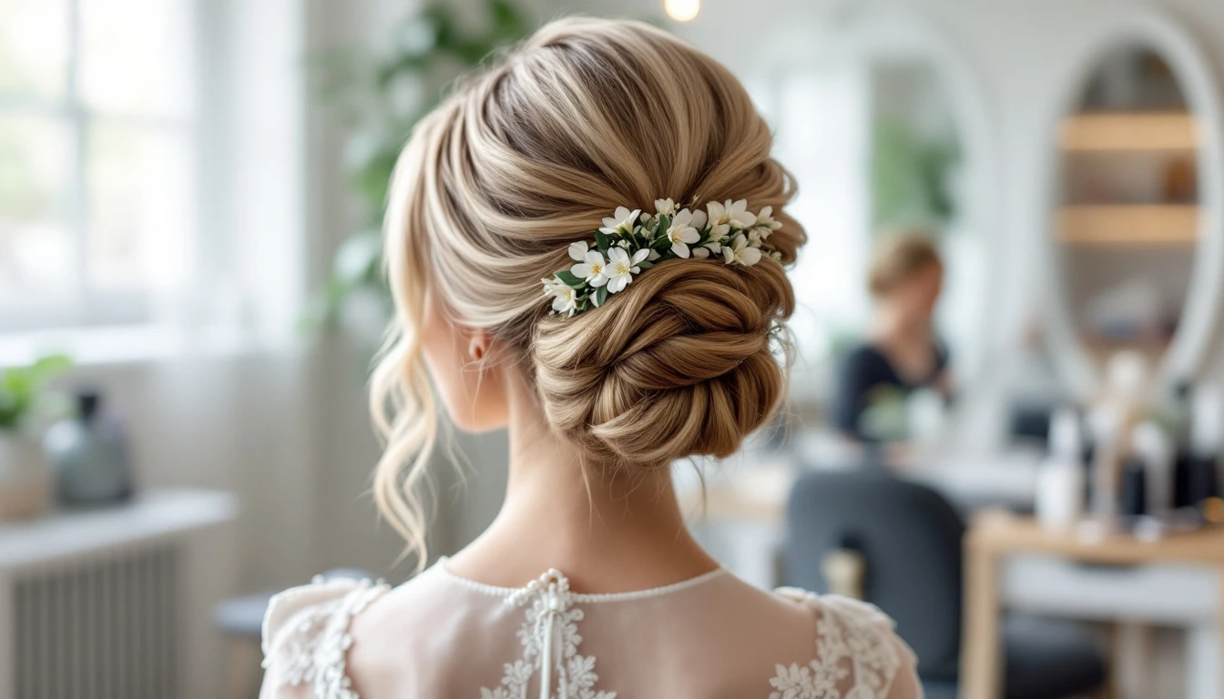 Recogidos para boda civil en Illescas precio – Mio Peluqueria